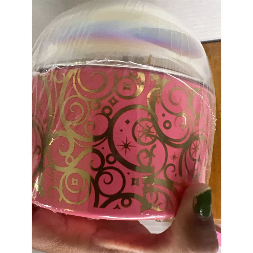 Target Bullseye Playground Wicked Glinda Pink Trinket Dish Glass Dome‎ Top